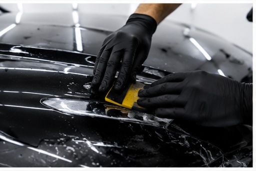 04_MAROUFLAGE_CAPOT | KW Restor’Cars Pose de PPF pour protéger votre carrosserie Woippy